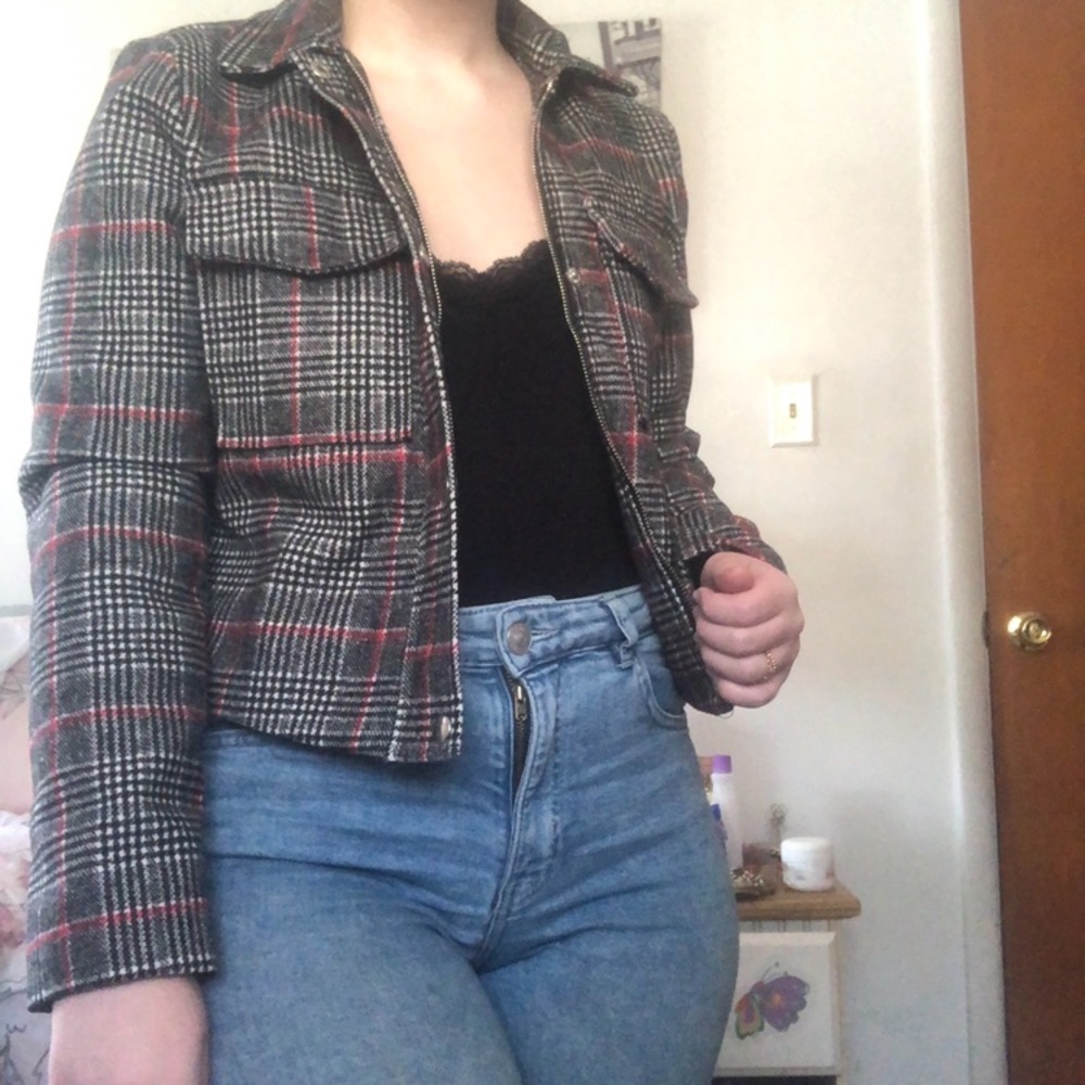 Houndstooth Blazer